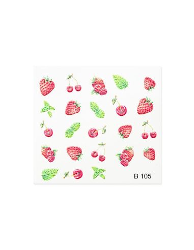 WATER DECALS 3D PER UNGHIE  CUPIO B105