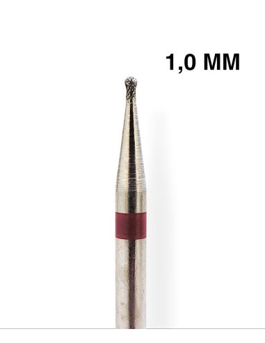 Punta diamante manicure C10 1mm